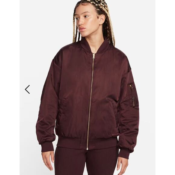 Nike Road To Wellness bomber jacket Reversible Quilted - Picture 1 of 8